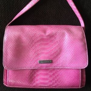 Cute Liz Claiborne snakeskin crossbody purse